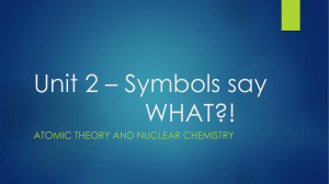 Unit 2 * Symbols say WHAT?!