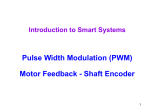 Pulse-Width Modulation and Motor feedback systems
