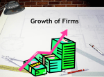 Growth of Firms - GillmonBusinessStudies