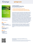 In Vitro Embryogenesis in Higher Plants - CNR