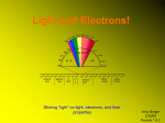 Light and Electrons!