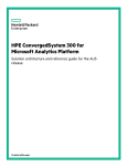 HPE ConvergedSystem 300 for Microsoft Analytics Platform