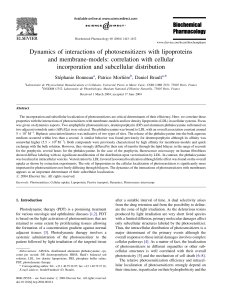Dynamics of interactions of photosensitizers with lipoproteins and