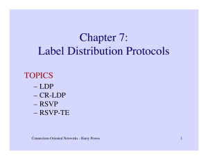 Chapter 7: Label Distribution Protocols