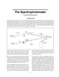 The Spectrophotometer