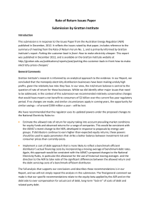 Grattan Institute submission - Rate of return guidelines issues paper