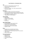 Year 8 Revision List – Ms McLernon`s Class Cells Main parts of