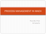 process management in mach