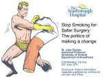 Stopping Smoking before Surgery
