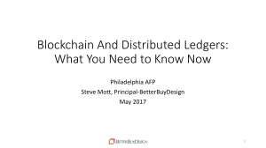 Blockchain And Distributed Ledgers: What You Need to