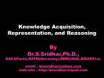 Knowledge Acquisition, Representation, and Reasoning
