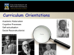 March 2012 - Day 3 - Curriculum Orientations