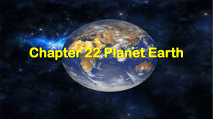 Chapter 22 Planet Earth
