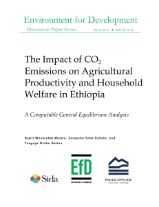 The Impact of CO2 Emissions on Agricultural Productivity and
