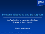 Photons, Electrons and Desorption - Heriot