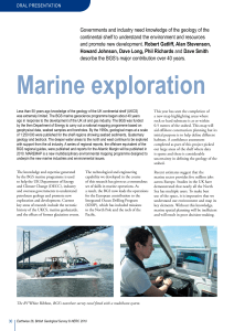 Marine exploration - British Geological Survey