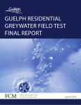 guelph residential greywater field test final report