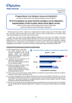 45.3% of employees are aware that their workplace can be