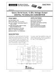 DAC7616: Quad, Serial Input, 12-Bit, Voltage