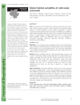 Global habitat suitability of coldwater octocorals