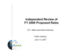 June 2007 Independent Review of FY 2008 Proposed