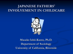 japanese fathers` involvement in child care