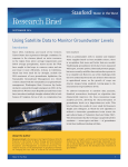 Using Satellite Data to Monitor Groundwater Levels