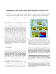 Variable Focus Video: Reconstructing Depth and Video