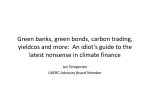 Green banks, green bonds, carbon trading, yieldcos and more