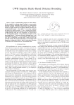 UWB Impulse Radio Based Distance Bounding
