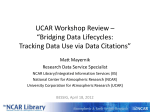 NCAR/UCAR Data Citation