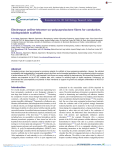 Electrospun aniline-tetramer-co-polycaprolactone fibers for