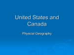 United States and Canada phsical geography