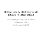 Methods used by OECD Countries to Estimate the Stock
