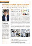 We venture into proteins` potential as functional molecules by means