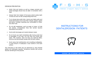 instructions for dentalerosion patients