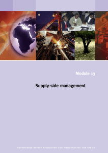 Supply-side management