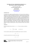 Mixture of Normal Distributions - Montgomery Investment Technology