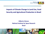 Impacts of climate change in land use, food security and