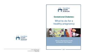 Gestational Diabetes - Hamilton Health Sciences