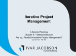 Iterative Project Management