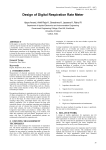 Design of Digital Respiration Rate Meter