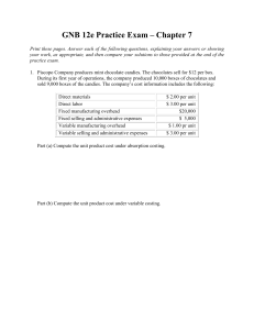 Chapter 7 – Practice Exam