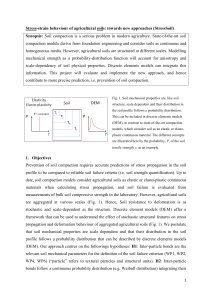 Stress-strain behaviour of agricultural soils