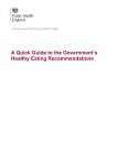 A quick guide to the government`s healthy eating