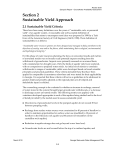 Section 2 Sustainable Yield Approach
