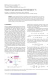 Towards the pair spectroscopy of the Hoyle state in 12C