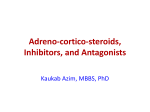 Adreno-cortico-steroids, Inhibitors, and Antagonists