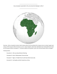 Document B: Africa`s Deforestation Twice the Rate