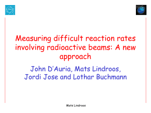Measuring difficult reaction rates involving